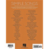 Partitura. SIMPLE SONGS - THE EASIEST EASY PIANO SONGS