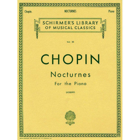 Partitura. CHOPIN - NOCTURNES FOR THE PIANO