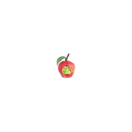 Títere. GUSANO EN MANZANA