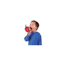 Títere. GUSANO EN MANZANA