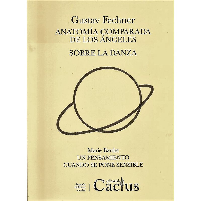 Libro. ANATOMÍA COMPARADA DE LOS ÁNGELES / SOBRE LA DANZA