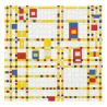 Rompecabezas. Piet Mondrian. Broadway Boogie Woogie. 500 piezas