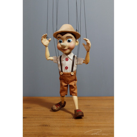 Marioneta de hilo. PINOCHO VINTAGE - (32 cm)