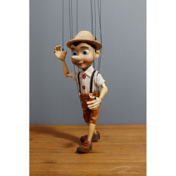 Marioneta de hilo. PINOCHO VINTAGE - (32 cm)