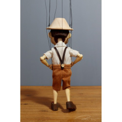 Marioneta de hilo. PINOCHO VINTAGE - (32 cm)