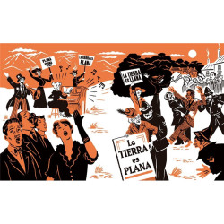 Libro. EL PUEBLO QUE VOTÓ QUE LA TIERRA ERA PLANA